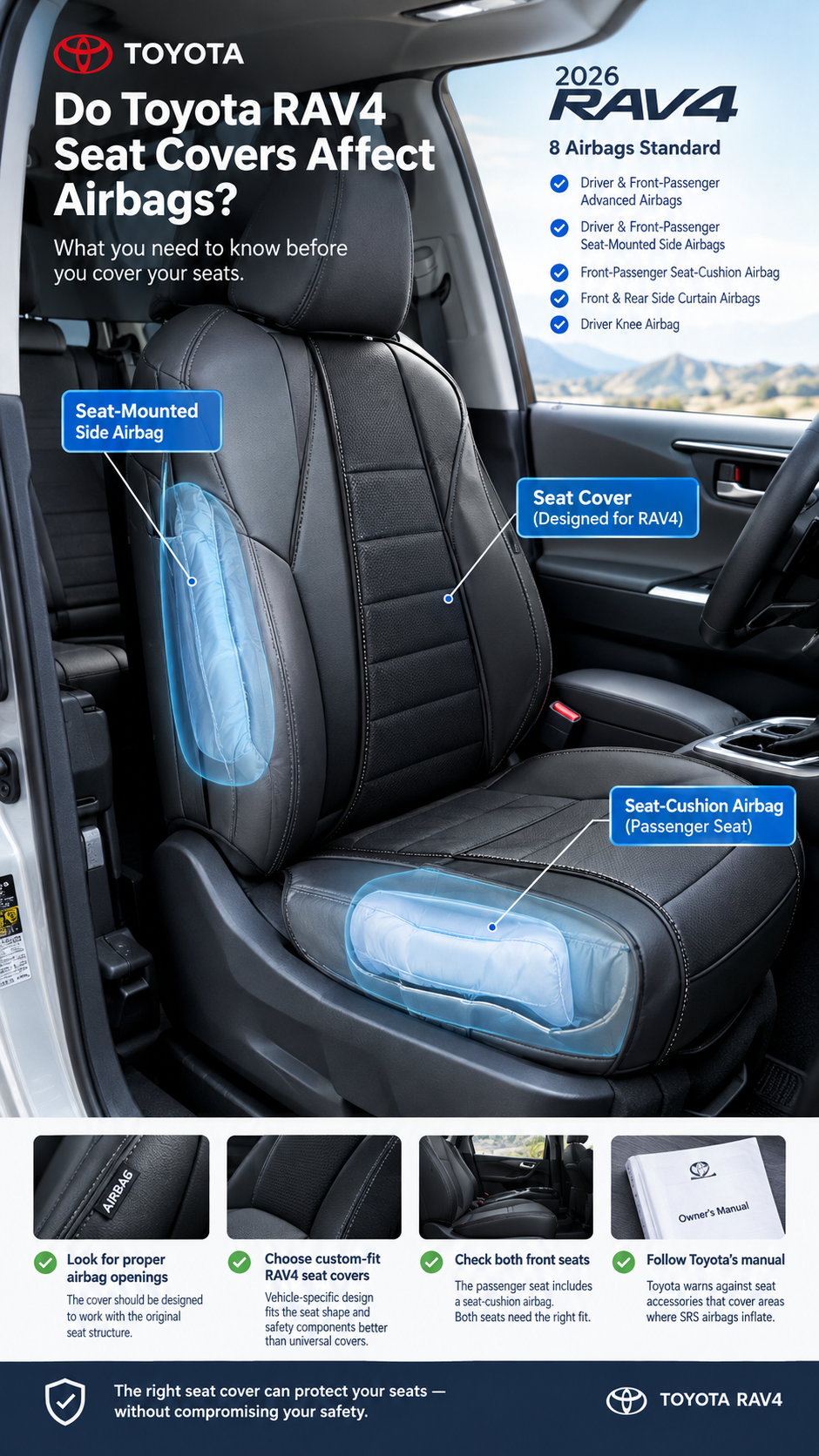 Do Toyota RAV4 Seat Covers Affect Airbags?