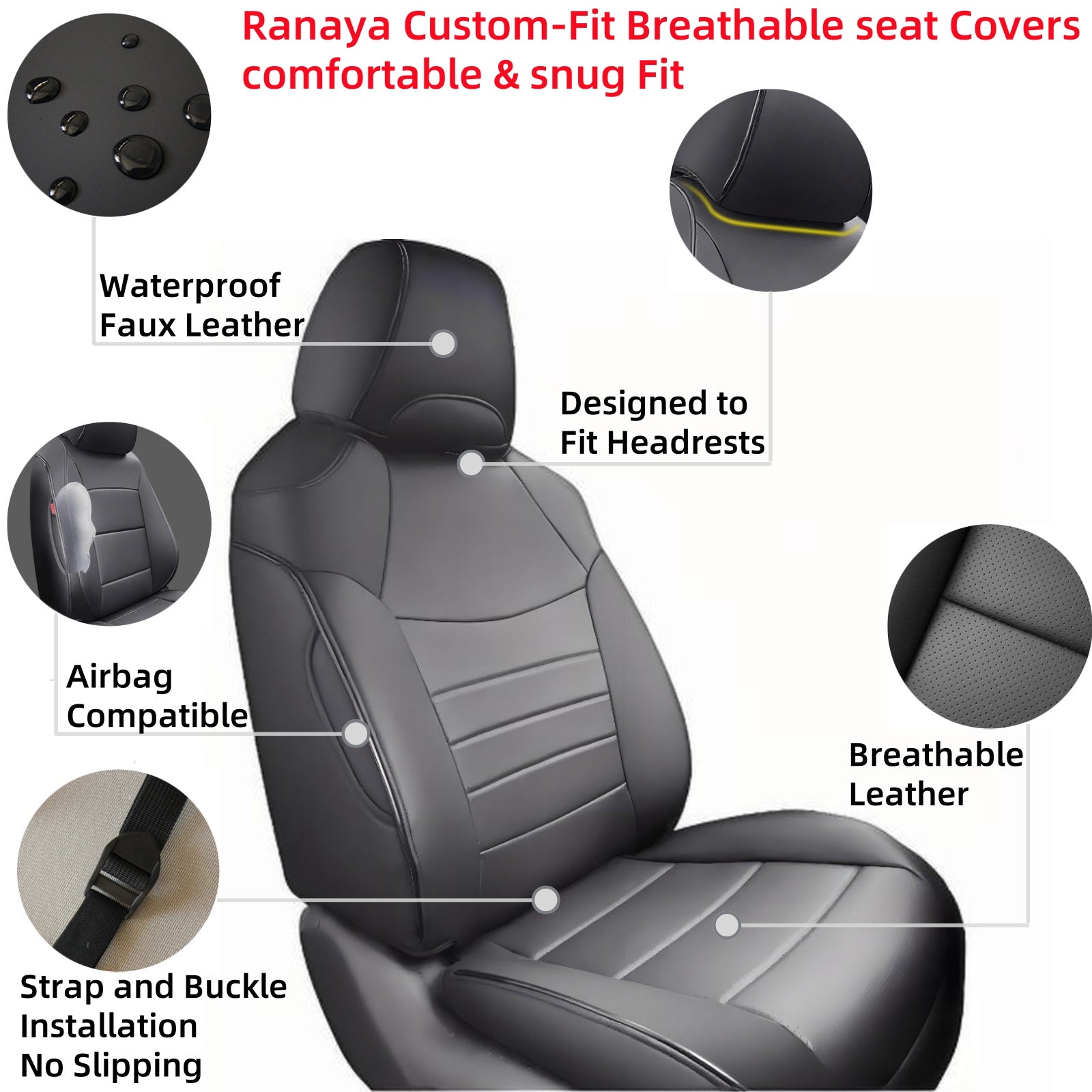 RAV4 - Custom Fit Car Seat Covers | RanayaAuto